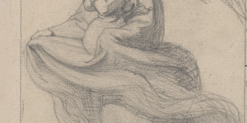 Claudi Lorenzale - Àngel portant al nen Jesús - Cap a 1850-1870 image for: Claudi Lorenzale - Àngel portant al nen Jesús - Cap a 1850-1870