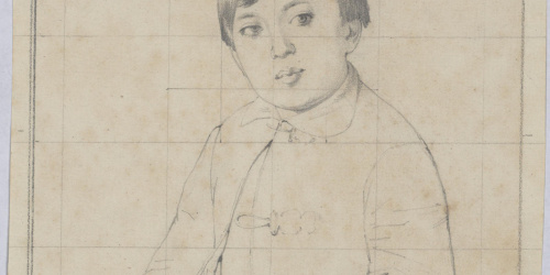 Claudi Lorenzale - Retrat de nen - Cap a 1840-1850 image for: Claudi Lorenzale - Retrat de nen - Cap a 1840-1850