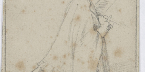 Claudi Lorenzale - Sacerdot agenollat llegint un llibre - Cap a 1850-1870 image for: Claudi Lorenzale - Sacerdot agenollat llegint un llibre - Cap a 1850-1870
