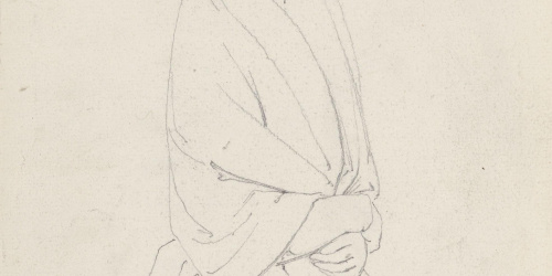 image for: Claudi Lorenzale - Retrat de dona (anvers) / Retrat de dona (revers) - Cap a 1860-1880