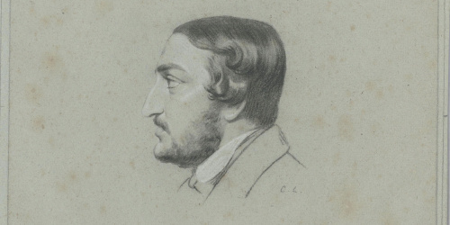 image for: Claudi Lorenzale - Retrat de Manuel Milà i Fontanals - Cap a 1839-1840