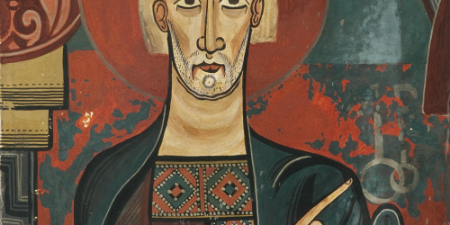 image for: Joan Vallhonrat - Reproducció de les pintures de l'absis de Santa Maria de Taüll. Sant Pere - 1908