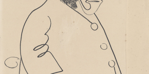 Lluís Bagaria Bou - Caricatura de Ramon Casas - Primera meitat del segle XX image for: Lluís Bagaria Bou - Caricatura de Ramon Casas - Primera meitat del segle XX