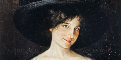image for: Alexandre de Riquer - Retrat d&#039;Emília de Riquer i Palau - 1916