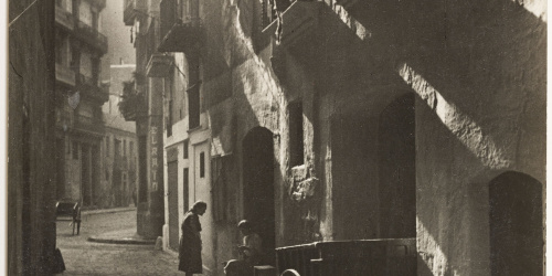 Otho Lloyd - Carrer del Triangle (Barcelona) - 1946 image for: Otho Lloyd - Carrer del Triangle (Barcelona) - 1946