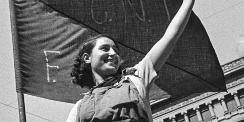 Miliciana (detall), Antoni Campañà, 1936