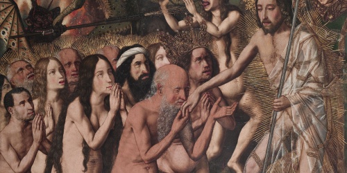 Davallament de Crist als Llimbs, Bartolomé Bermejo, cap a 1475 Davallament de Crist als Llimbs, Bartolomé Bermejo, cap a 1475