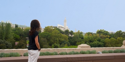 Mirador del Museu nacional d&#039;Art de Catalunya.
