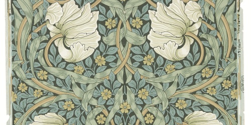William Morris, Jeffrey & Co., Morris & Co. Paper pintat Pimpernel (Pimpinella), cap a 1876 © Morris & Co. William Morris, Jeffrey & Co., Morris & Co. Paper pintat Pimpernel (Pimpinella), cap a 1876 © Morris & Co.