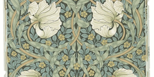 William Morris, Jeffrey &amp; Co., Morris &amp; Co. Paper pintat Pimpernel (Pimpinella), cap a 1876 © Morris &amp; Co.