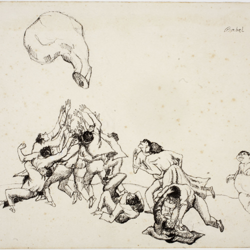 Xavier Nogués - A rampinya estira-cabells - 1914