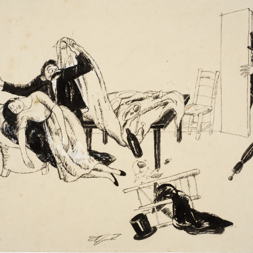 Xavier Nogués - Tipus populars. L&#039;estripa-qüentos - 1914