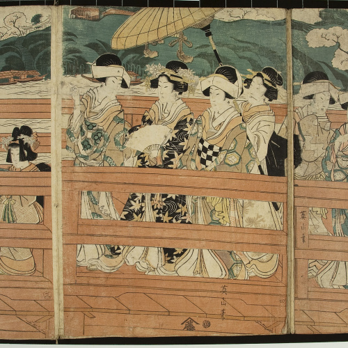 Utagawa Kunisada - Cortesanes (pentàmer) - Finals del segle XVIII – mitjan segle XIX [2]