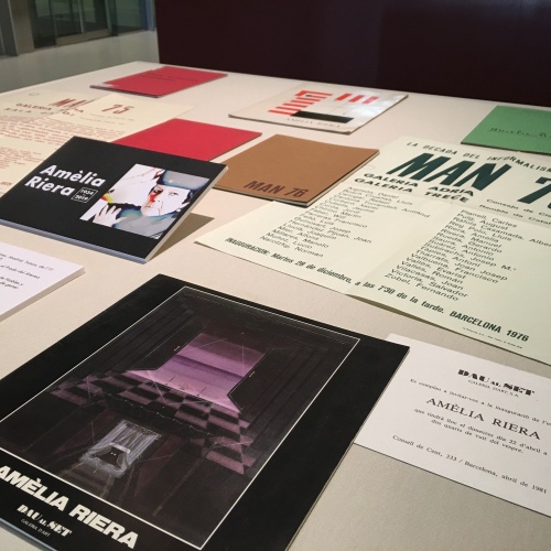 Exposició d&#039;ephemera d&#039;Amèlia Riera a la Biblioteca