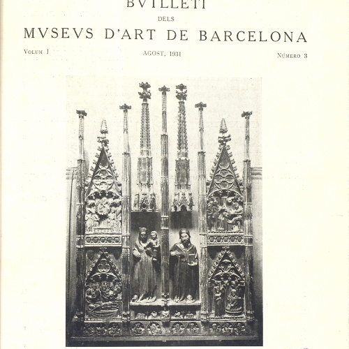Vol. 1, núm. 3 (agost 1931) 