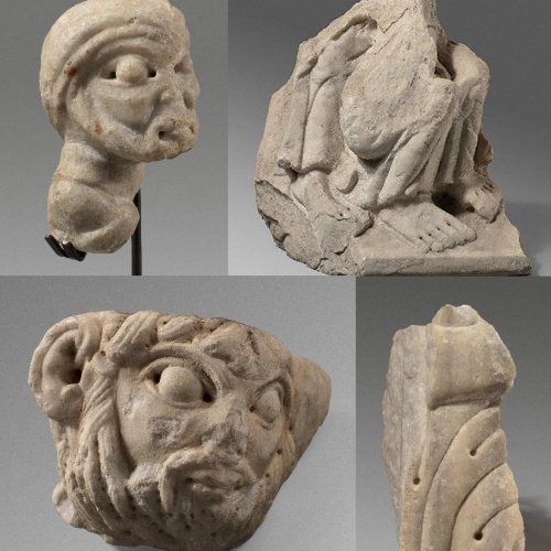 Quatre fragments escultòrics del mestre de Cabestany, procedents del monestir de Sant Pere de Rodes, ingressen a les col·leccions del Museu Nacional d&#039;Art de Catalunya