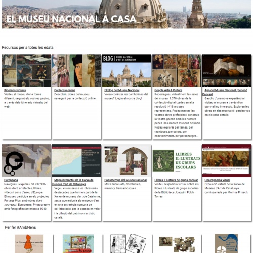 gaudeix del museu nacional a casa