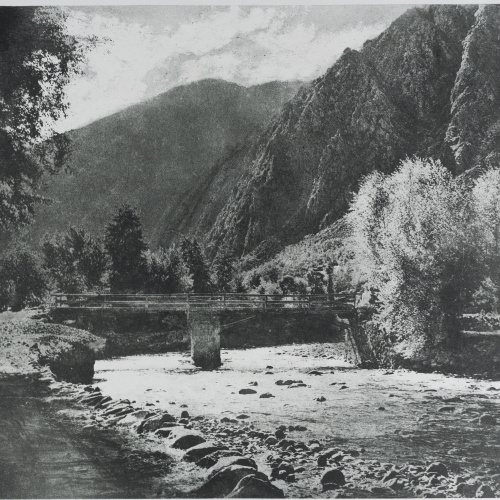 Josep Maria Casals i Ariet - Paisatge amb pont - No datat image for: Josep Maria Casals i Ariet - Paisatge amb pont - No datat