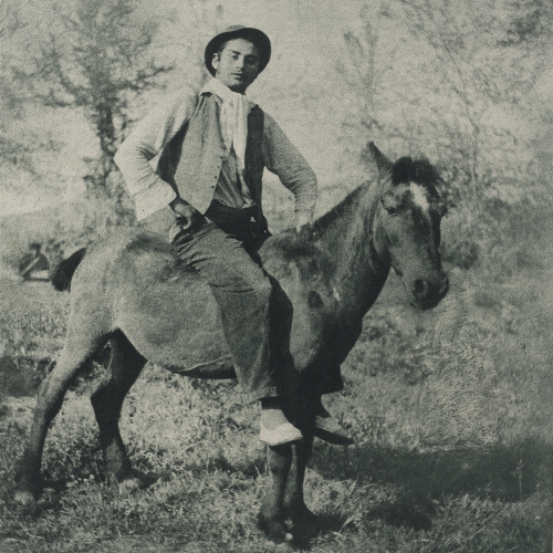 image for: Josep Maria Casals i Ariet - Home a cavall d&#039;un ruc - No datat