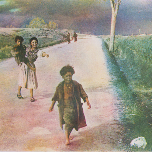 image for: Josep Maria Casals i Ariet - Camí de poble amb gitanets - No datat