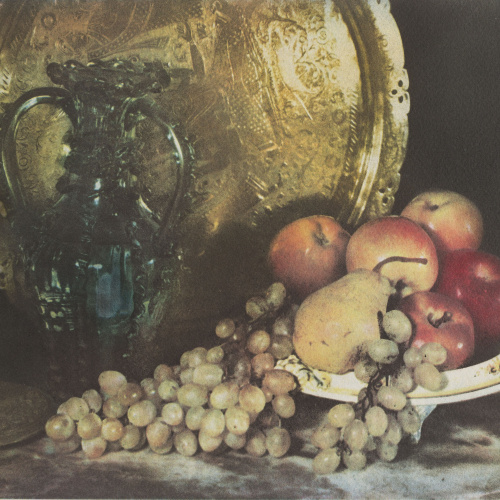 image for: Josep Maria Casals i Ariet - Natura morta amb safata, gerra de vidre i fruita - Cap a 1930-1950