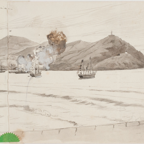 image for: Josep Lluís Pellicer - San Sebastián. El saludo de la marina - Cap a 1872-1876