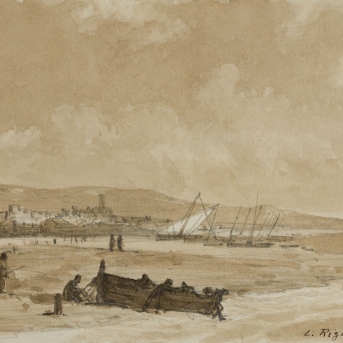 image for: Lluís Rigalt - Marina - 1873