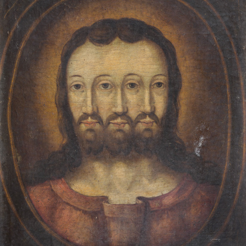 image for: Anònim - Bust trifacial de Crist - Entre 1575-1650