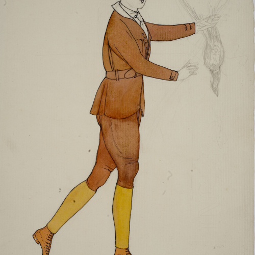 image for: Ismael Smith - Dandi vestit de caçador - Cap a 1913