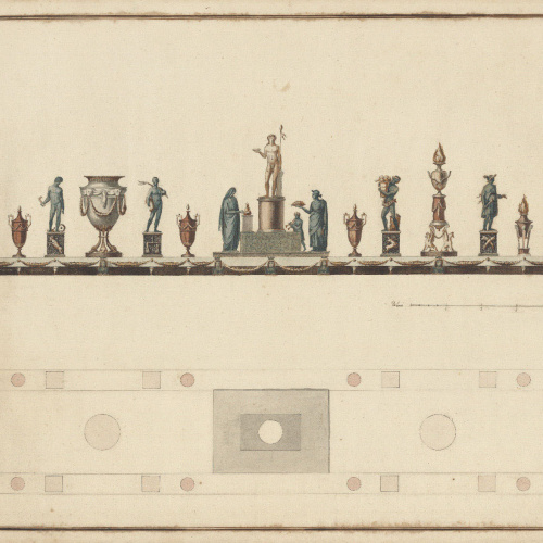 image for: Damià Campeny - Projecte definitiu per al triomf de taula de l&#039;ambaixada espanyola a Roma - Roma, cap a 1804-1806 [2]