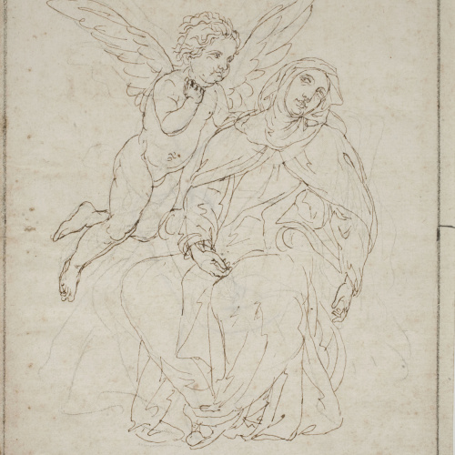 image for: Josep Bernat Flaugier - Santa Francesca Romana [?] - Cap a 1800-1812