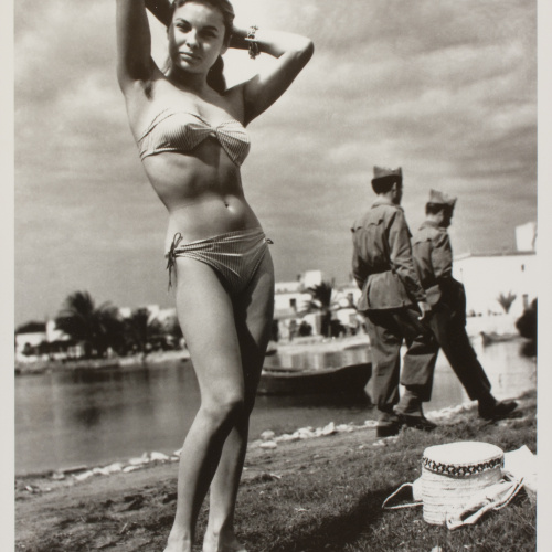 image for: Oriol Maspons - Monique, primer biquini d&#039;Eivissa - 1953 (tiratge posterior)