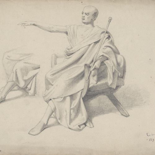 image for: Claudi Lorenzale - Senador romà - Cap a 1850-1860