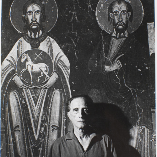 image for: Oriol Maspons - Marcel Duchamp al Museu d&#039;Art de Catalunya (Barcelona) - Cap a 1960