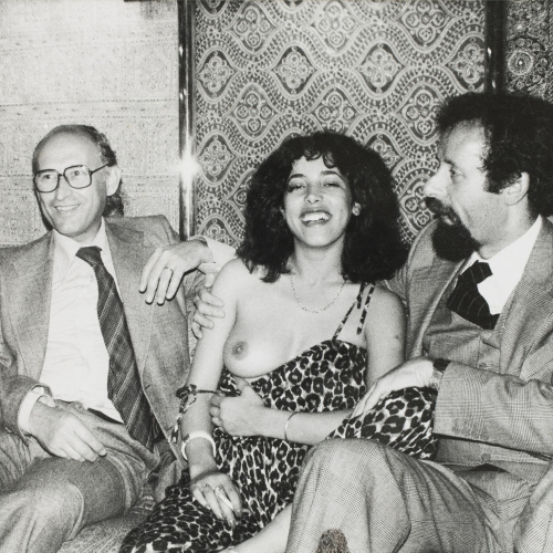 image for: Oriol Maspons - Oriol Maspons i Luis Cantero amb una noia, a Madrid - 1978