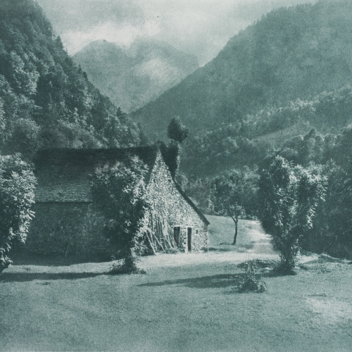 image for: Josep Maria Casals i Ariet - Paisatge amb cabana - No datat