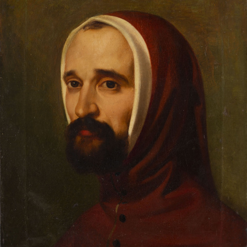 Antoni Caba - Còpia de l'«Autoretrat» de Claudi Lorenzale - Segona meitat del segle XIX image for: Antoni Caba - Còpia de l'«Autoretrat» de Claudi Lorenzale - Segona meitat del segle XIX