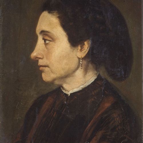 image for: Benet Mercadé - Retrat de senyora - Cap a 1858