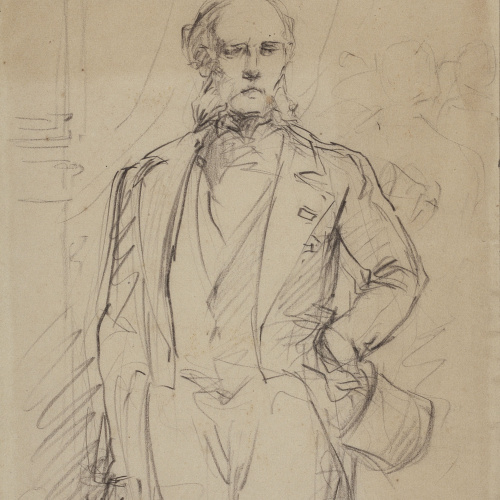 image for: Ramon Martí i Alsina - Retrat d&#039;home - Cap a 1870-1875