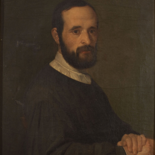 image for: Joaquim Espalter - Retrat del pintor Claudi Lorenzale - Cap a 1850-1855