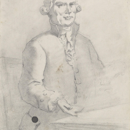 Claudi Lorenzale - Retrat d'Antoni Gimbernat - Cap a 1850-1870 image for: Claudi Lorenzale - Retrat d'Antoni Gimbernat - Cap a 1850-1870