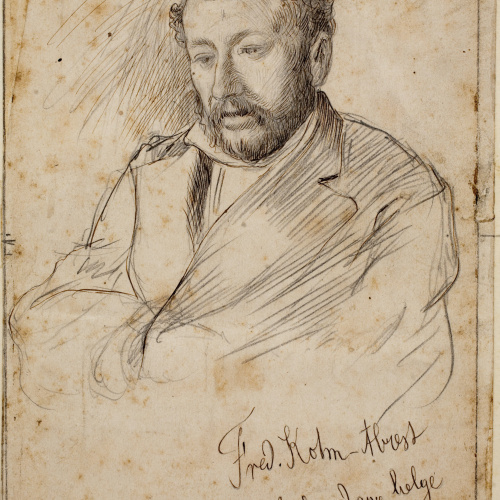 image for: Josep Lluís Pellicer - Retrat del corresponsal Fred Kohn-Abrest - 1877