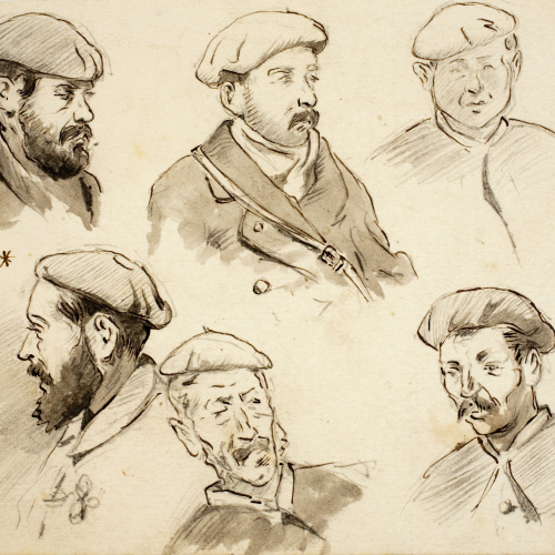 image for: Josep Lluís Pellicer - Retrats de presoners carlistes - 1876