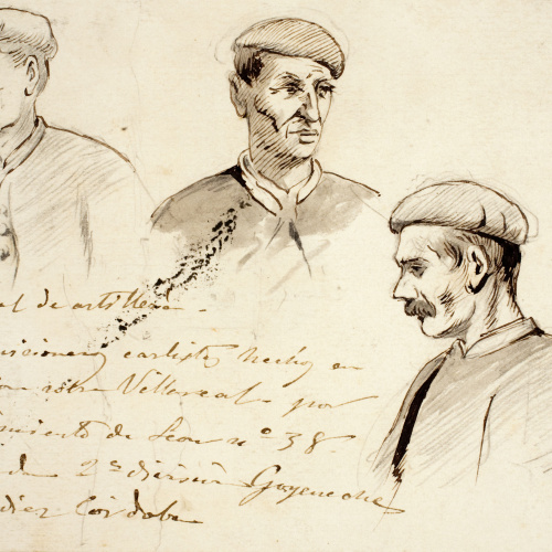 image for: Josep Lluís Pellicer - Retrats de presoners carlistes - 1876
