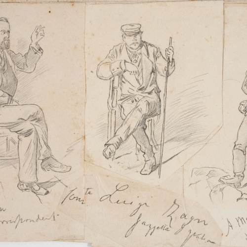 image for: Josep Lluís Pellicer - Retrats de corresponsals de guerra - 1874