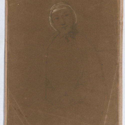 image for: Claudi Lorenzale - Retrat de dona - Cap a 1860-1880