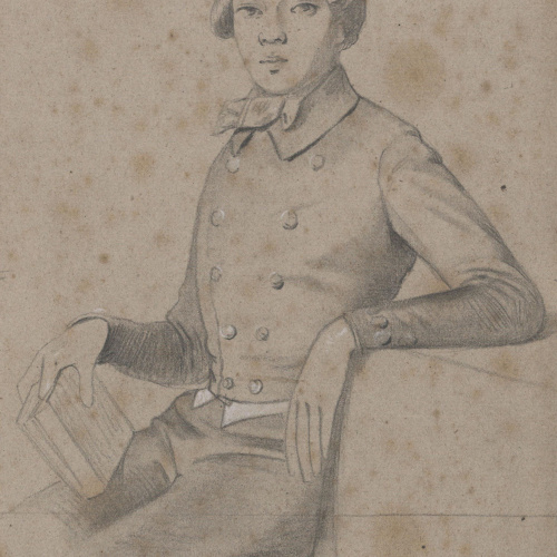 image for: Claudi Lorenzale - Retrat de noi - Cap a 1840-1860