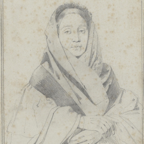 image for: Claudi Lorenzale - Retrat de dona - Cap a 1860-1880