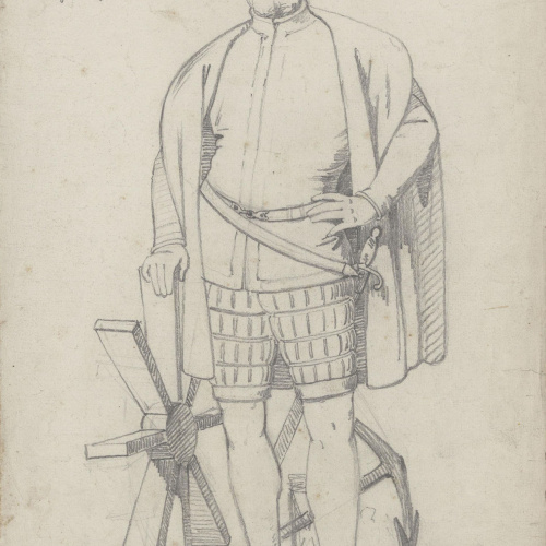 Claudi Lorenzale - Retrat del marí Blasco de Garay - Cap a 1850-1870 image for: Claudi Lorenzale - Retrat del marí Blasco de Garay - Cap a 1850-1870