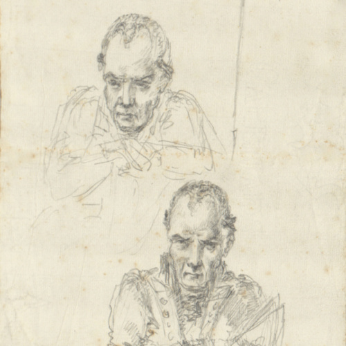 image for: Pau Rigalt - Estudi i retrat del comandant Gironella - Cap a 1820-1830